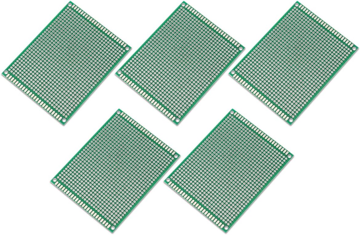 Electronicspices 7x9 cm Universal PCB Prototype Board Double-Side Green-1pcs