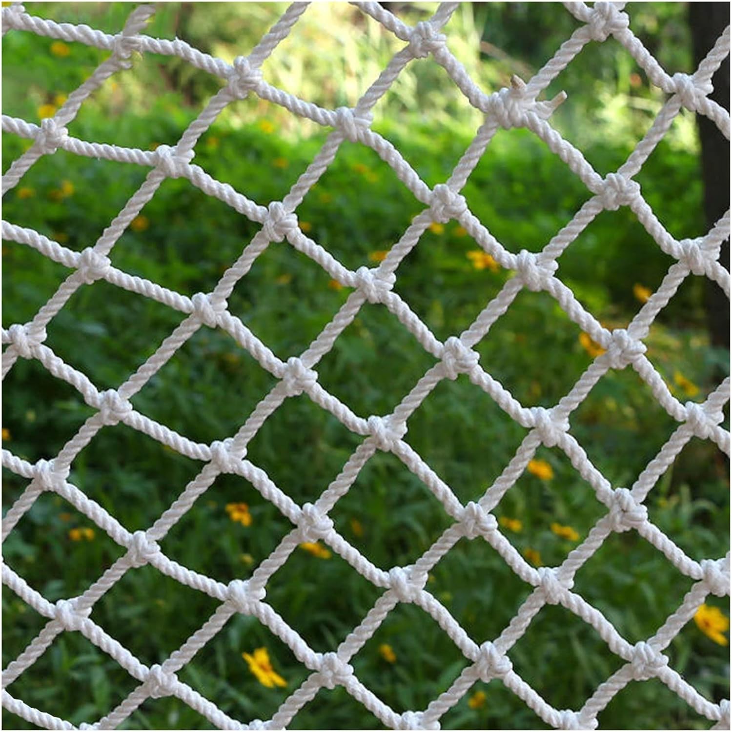 Stair Fall Prevention Net Garden Decoration Nets Wear-Resistant Nylon Child Safety Netting Customizable Swingset for Outdoor Treehouse Jungle Gyms Playground Training Climbing Net