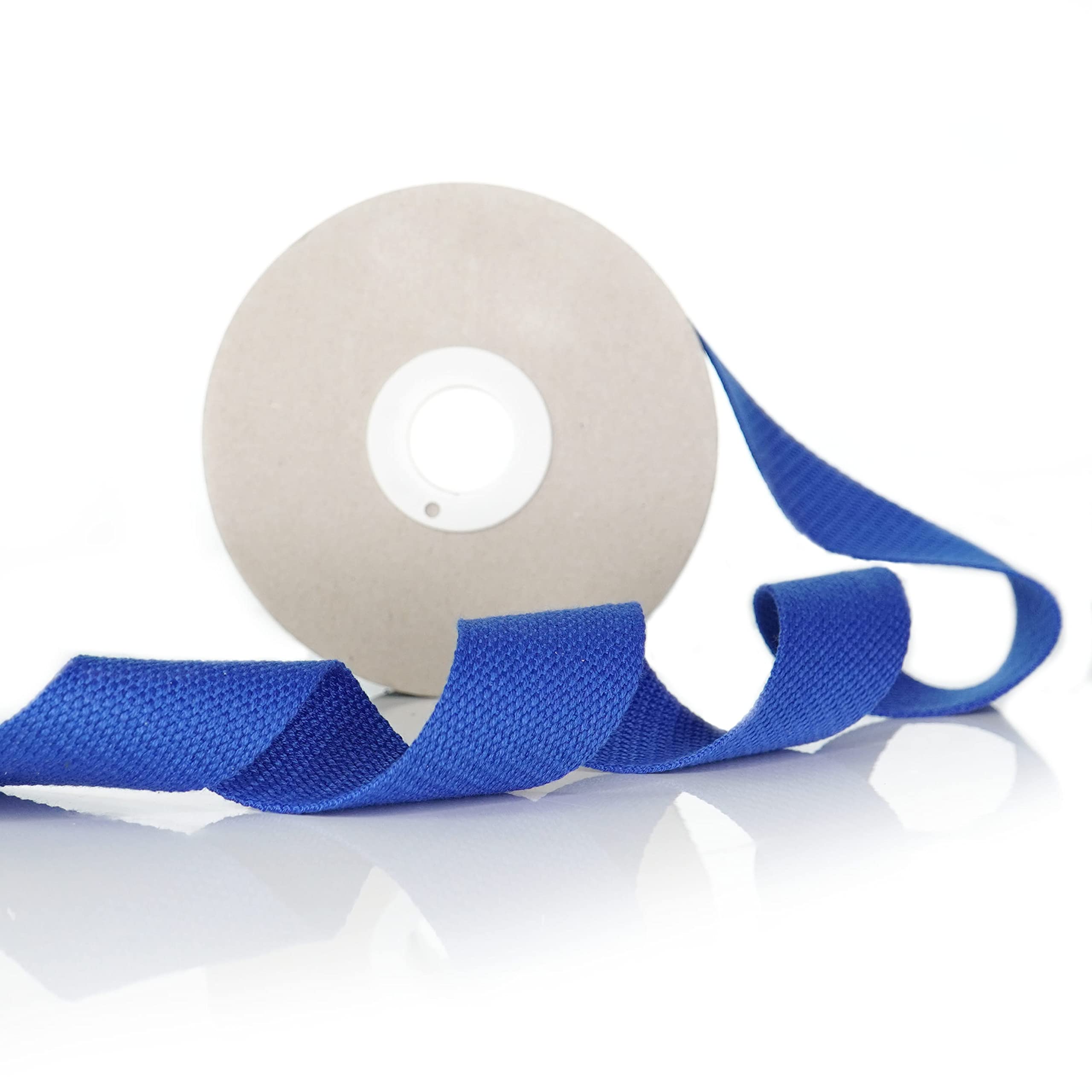 Trimz Cotton Webbing – Blue – 25mm x 10m