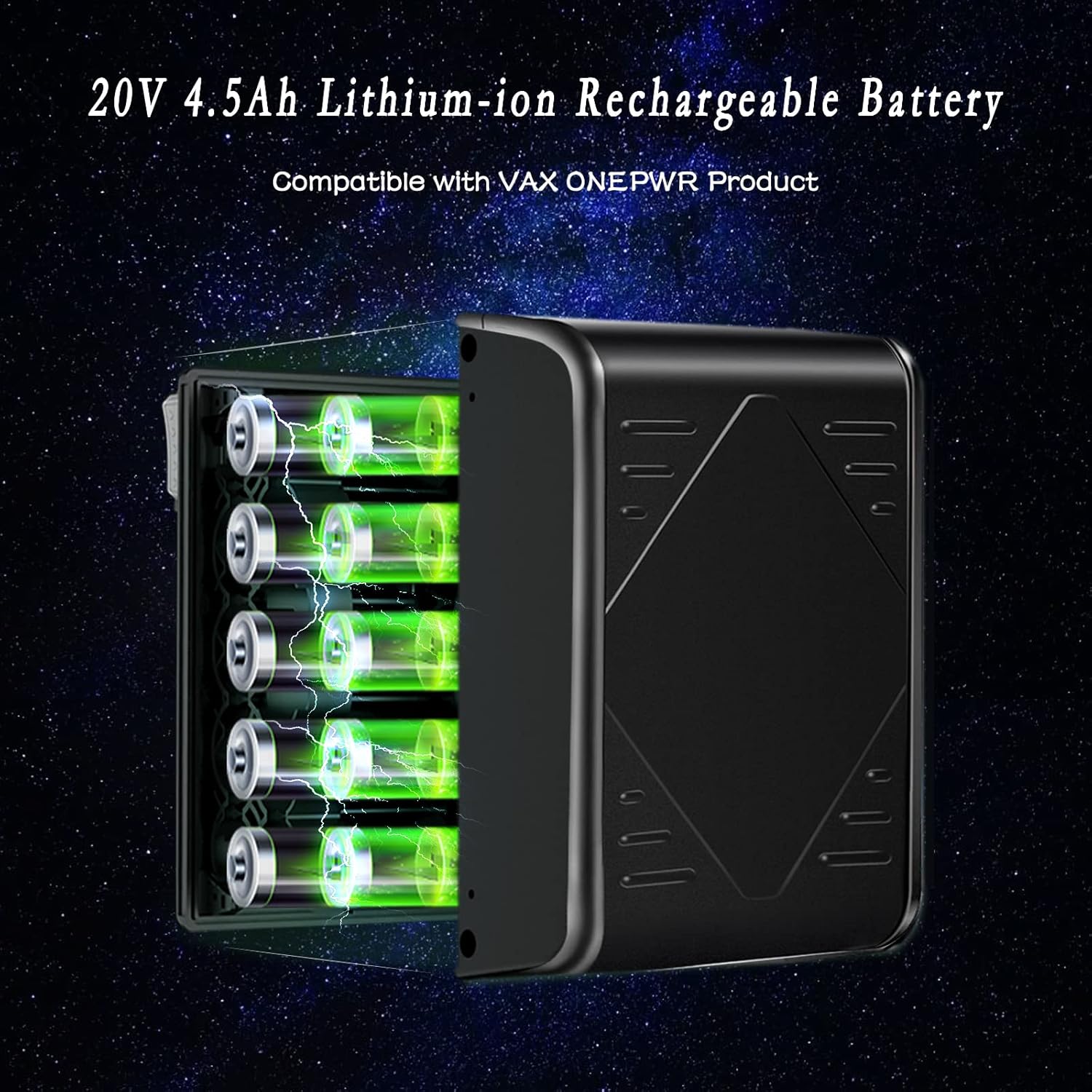4.5Ah 20V Replacement Battery for Hoover ONEPWR Battery, Compatible with Hoover Cordless Vacuum Cleaners, Hardfloor Cleaner, Replacement for BH15030 BH25030 BH25040 BH15260PC