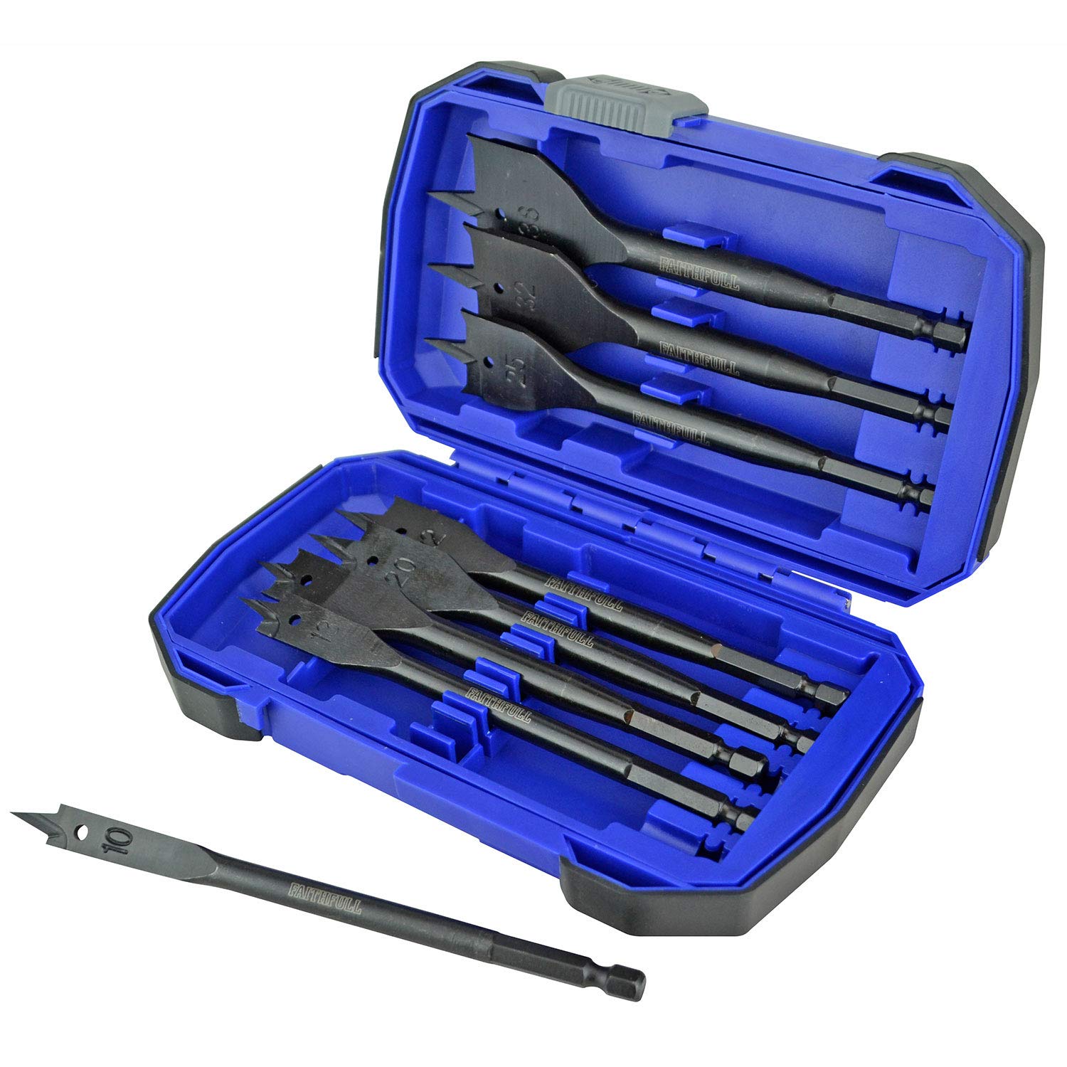 Faithfull Impact Rated Flat Bit Set, 8 Piece FAIFBSET8