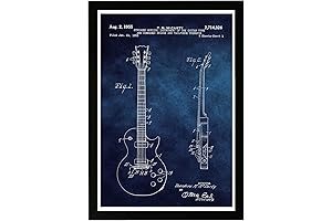 Vintage Guitar Patent Blueprint: Gibson Les Paul 1955