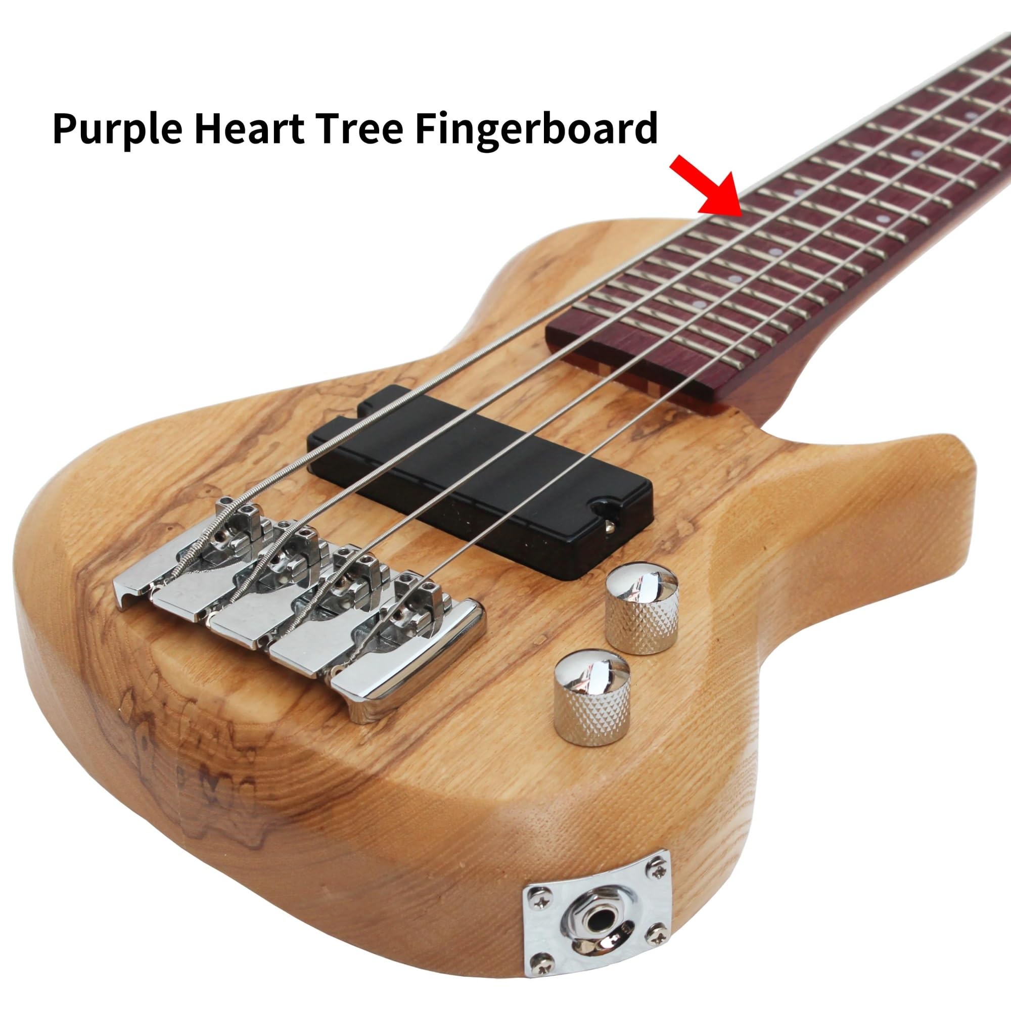 Professional Ukulele Mini-Ukulele-Bass 4-saitige Elektrische Ukulele Bass-Ukulele Mit Bünden Mit Gigbag