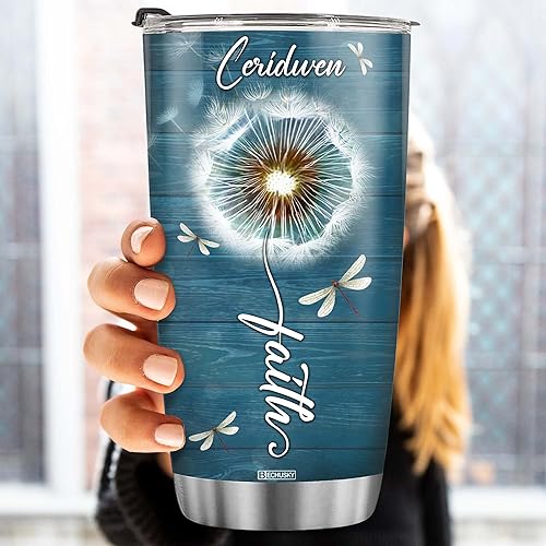 Vista 81 de BECHUSKY Vaso cristiano con versículo bíblico, regalos florales para mujeres, inspirador de fe, niña religiosa, mamá en cumpleaños, Pascua, Navidad