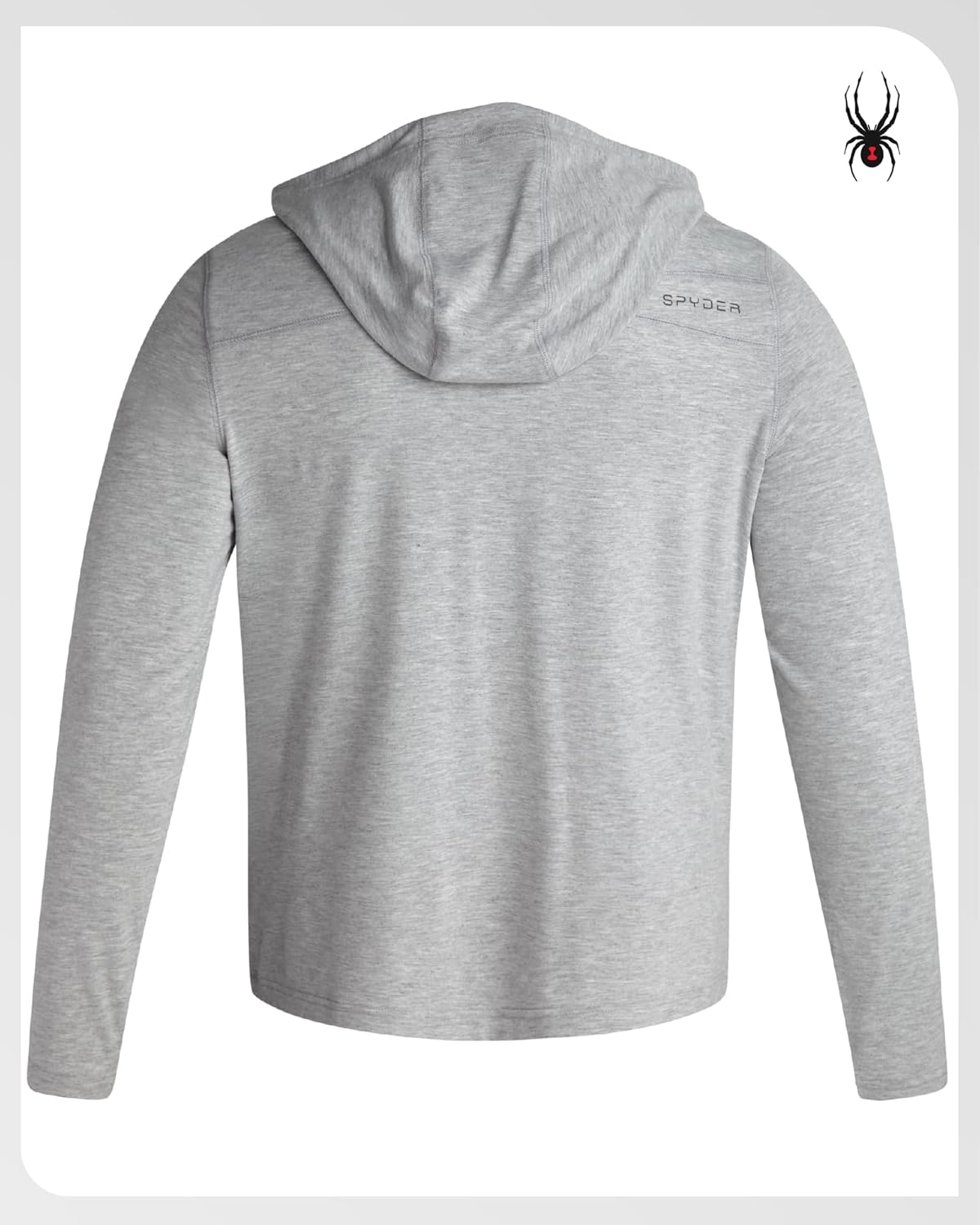 Spyder Mens Athletic Hoodies - Breathable UPF 30+ Full Zip Up Mens Hoodies Moisture Wicking Sweatshirts - Image 6