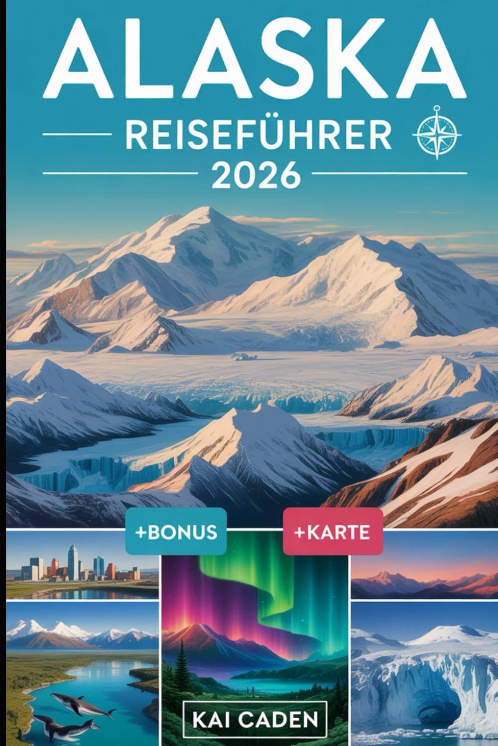 Alaska Reiseführer 2026: Erkunden Sie Anchorage, den Denali-Nationalpark, die Kenai-Fjorde, Juneau, Fairbanks, Gletscher, Wildtierabenteuer und ... größten Bundesstaat der Vereinigten Staaten