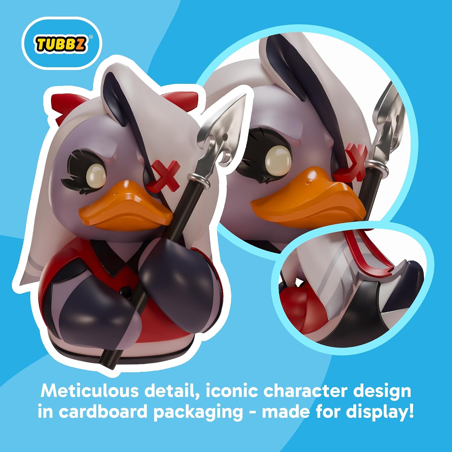 TUBBZ Boxed Edition: Hazbin Hotel - Vaggie Cosplaying Rubber Duck Vinyl Figure – Official Collectible for Fans of Hellaverse