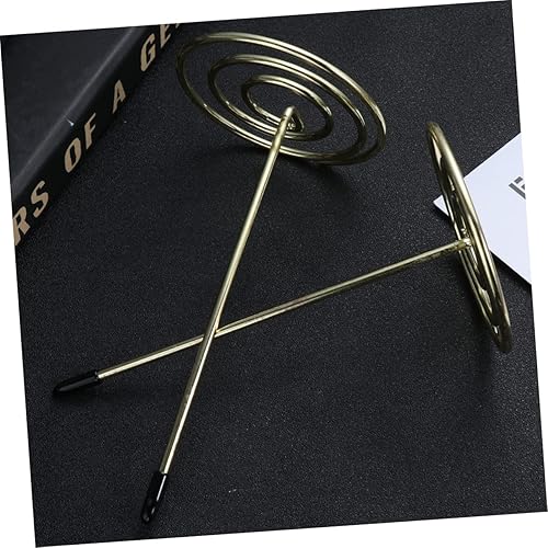 Miniatura 4 de ABOOFAN 4 unidssoporte de almacenamiento Registro de acero Factura de recibo de metal Pedidos Oficina Memo Rod para registros Spike Note Suministros