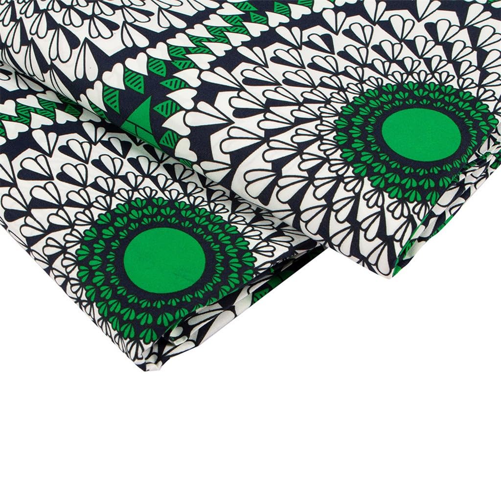 Tessuto da stampa batik in stile nazionale africano Dacron. Panno cerato con motivi fronte-retro