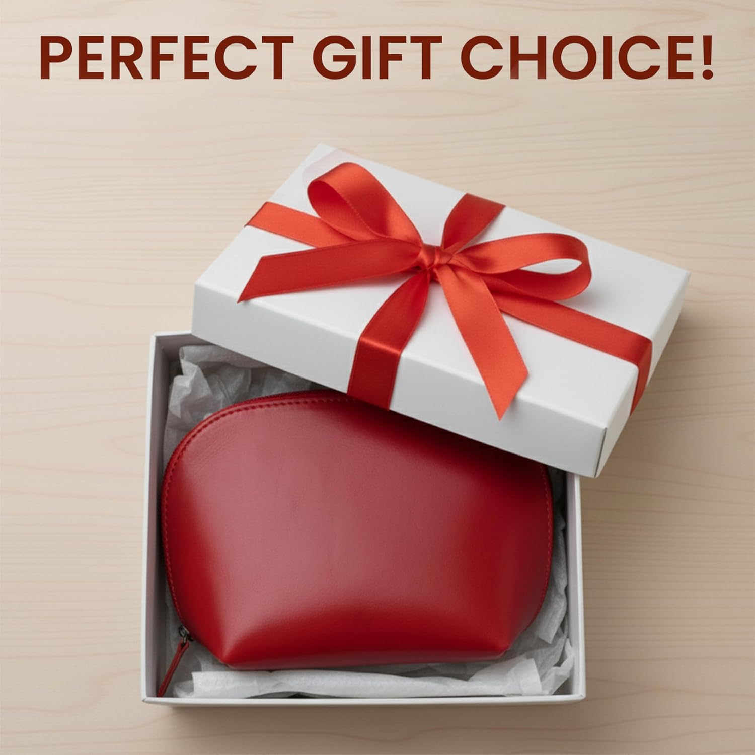 Genuine Leather Toiletry Bag for Men & Women, Leather Makeup Bag, Travel Dopp Kit Organizer with YKK Zipper, Handmade Cosmetics Case for Toiletries & Makeup (9 x 6 x 4 Inch) - Image 8