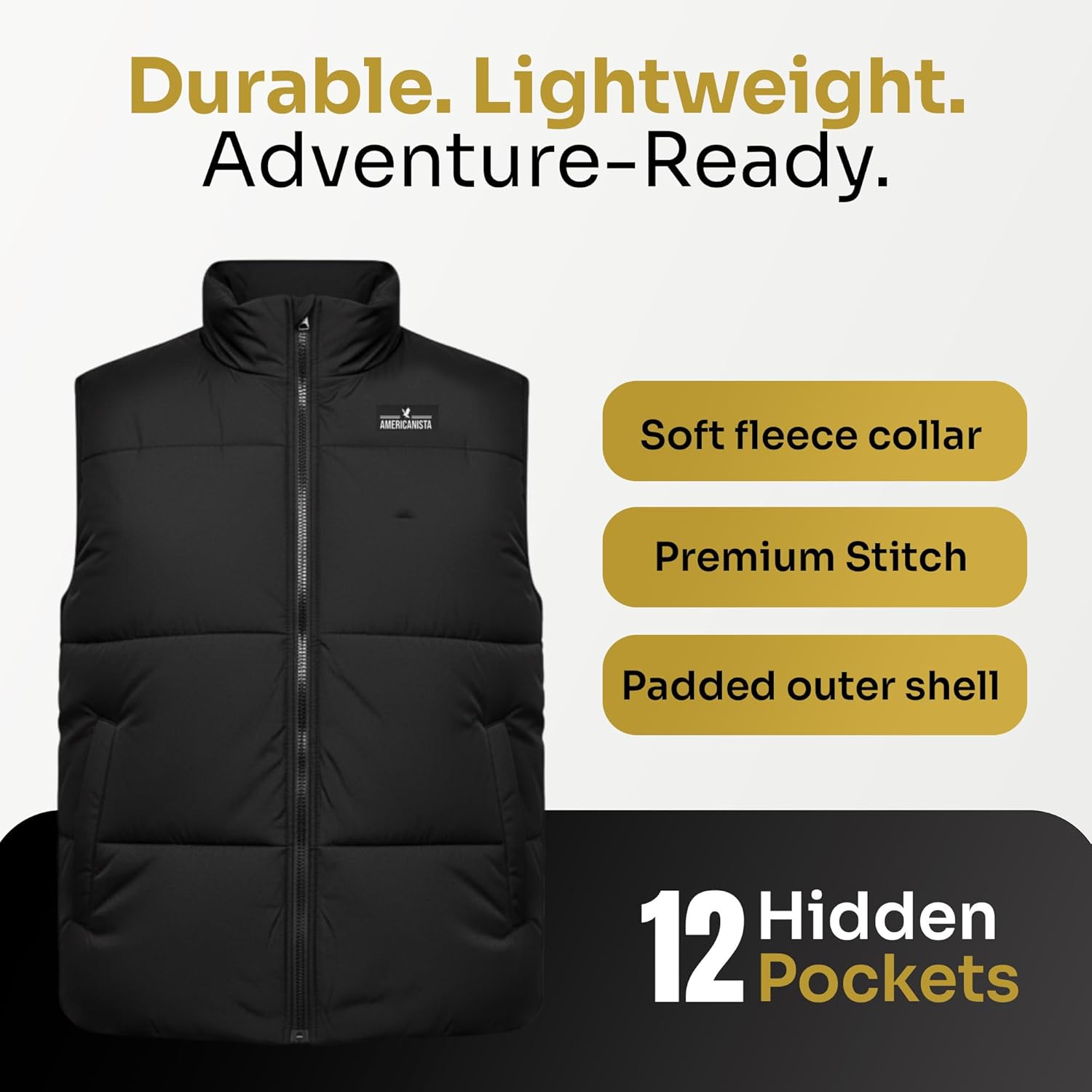 Smart Travel Vest for Men & Women with 12 Hidden Pockets | Avoid Carry-on Fees | Holds 4 Days of Clothes - Image 3