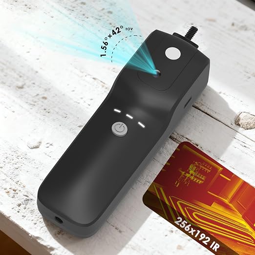 Cámara Térmica Inalámbrica HOLDPEAK para iOS/Android, Resolución IR 256x192 con Cámara Térmica Visible 1024x768, Rango -4°F a 1022°F para Inspección Eléctrica, HVAC y Hogar miniatura 5