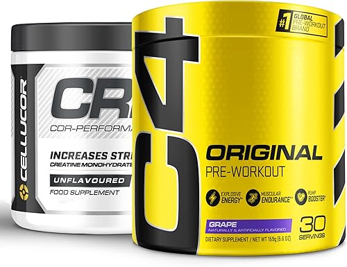 Miniatura 9 de Cellucor Original C4 - Paquete de creatina y preentrenamiento, ponche de frutas, 30 porciones + polvo de creatina Cor Performance, 72 porciones