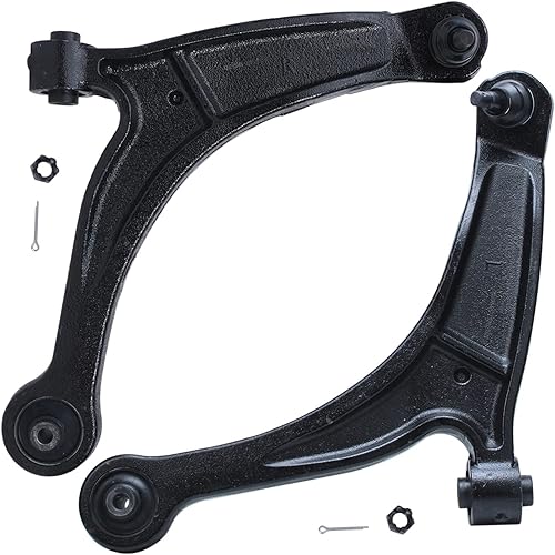 Miniatura 1303 de Detroit Axle - Kit de suspensión delantera de 10 piezas para Chevy Aveo Aveo5 Pontiac G3 Wave 2 Ready Struts Assembly 2 Enlaces de barra