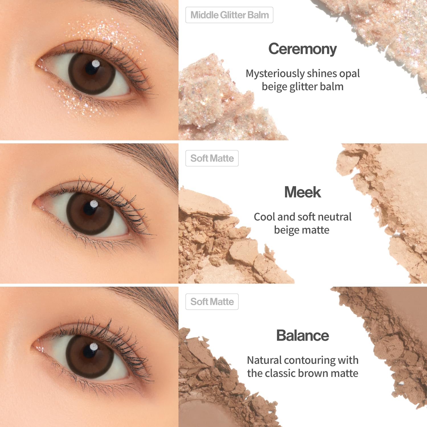 UNLEASHIA | Palette pour les yeux Glitterpedia NO.2 Tout marron