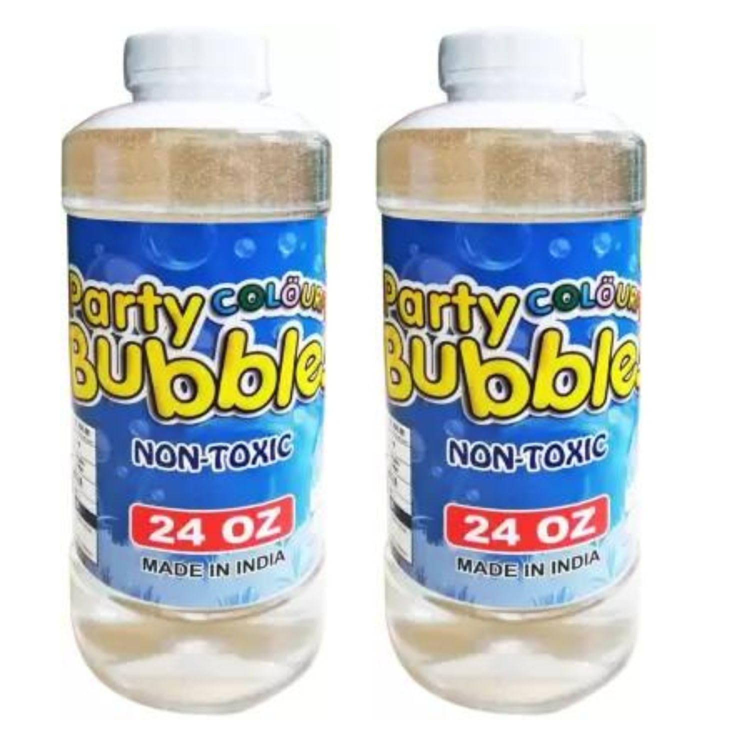 Liquid Bubble Solution Refill Pack of 2 (1500 ml) | Ready-to-Use Non-Toxic Bubble Liquid for Kids | Safe for Bubble Guns and High-Output Water Bubbles