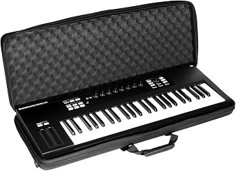 UDG Creator Hardcase 49 Keyboard - EVA Durashock Protection Case, Black U8306BL | Road-ready gear protection; Creator EVA hardcase with custom foam and water-repellent laminated nylon