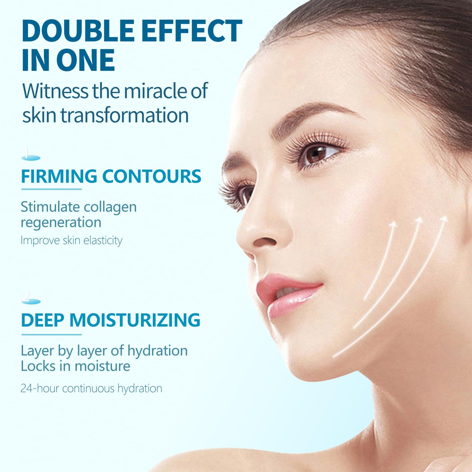 Retinol & Collagen Face Cream with Hyaluronic Acid, 2.5% Retinol Anti Aging Cream - Image 2