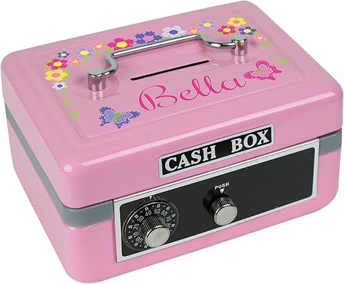 Miniatura 10 de Caja de efectivo rosa personalizada (princesa lechera)