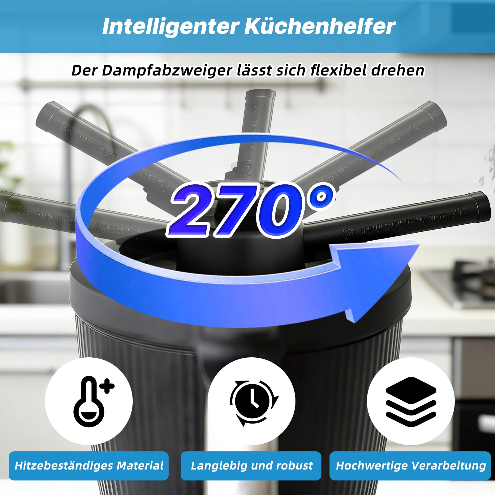 Set protezione schermo e deviatore vapore per Thermomix TM7 Bimby, copertura display in silicone contro graffi e urti, deviatore di vapore girevole per proteggere mobili e pareti, accessori resistenti
