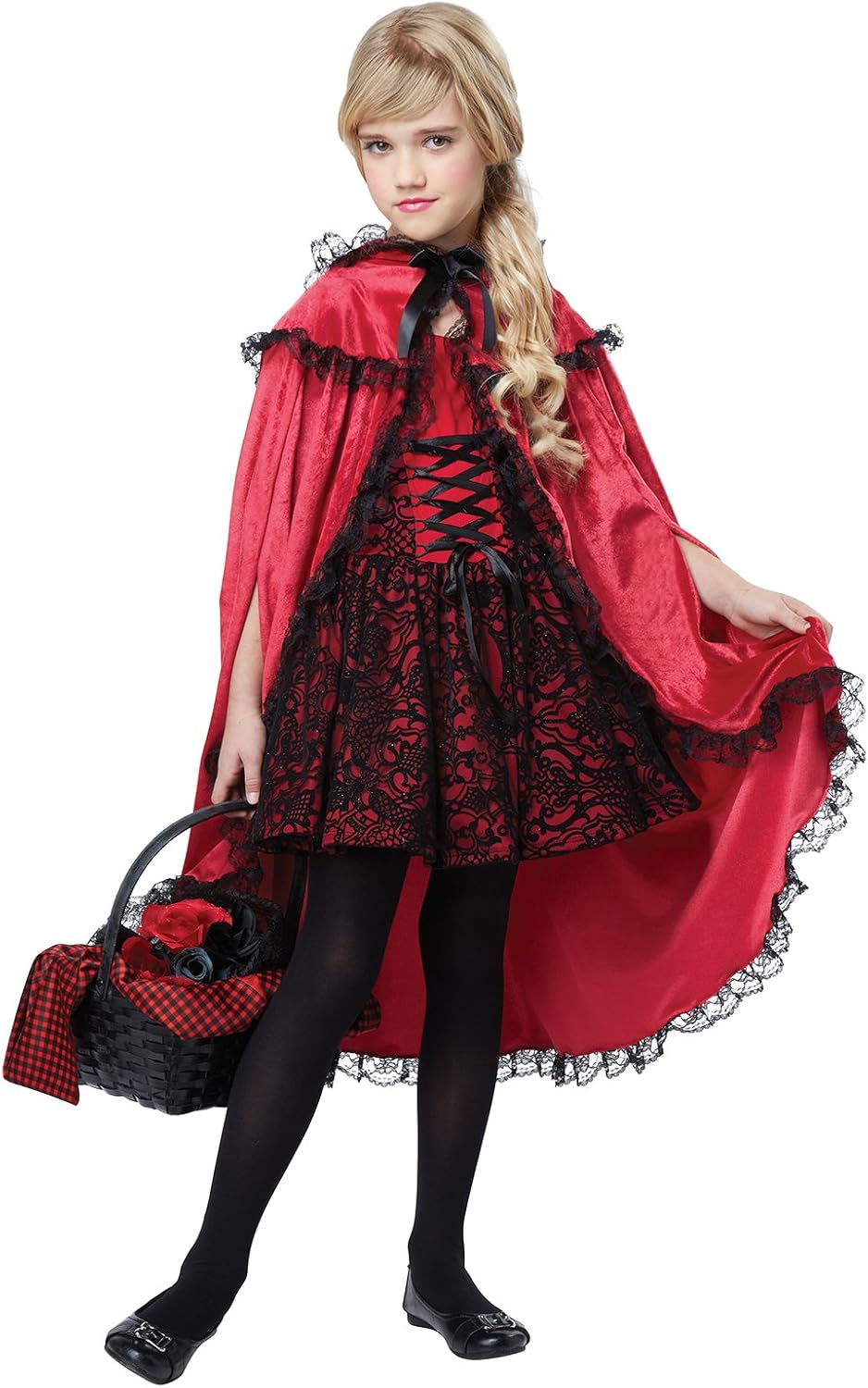 California Costumes Girls Deluxe Red Riding Hood Child Costume