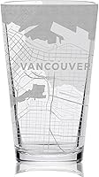 Vista 64 de ALBUQUERQUE NEW MEXICO Engraved City Street Map Beer Pint Glass Perfect Drinking Gift Idea & Unique Decor!