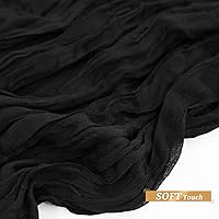 Vista 134 de Showgeous 10 Pack Baby Pink Cheesecloth Table Runner 10FT Long Semi-Sheer Gauze Table Runner Boho or Rustic Wedding Decor for Wedding Decor Arch