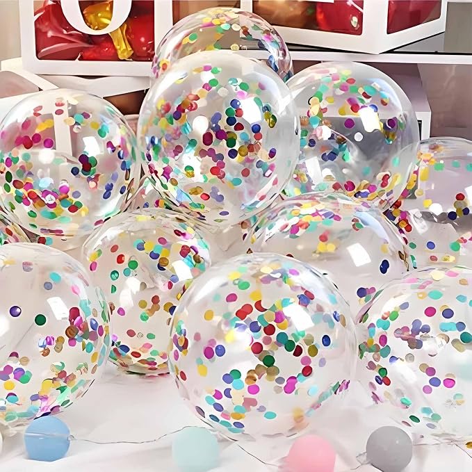 Confeti metálico multicolor Rainbow 8000 piezas 60g miniatura 4