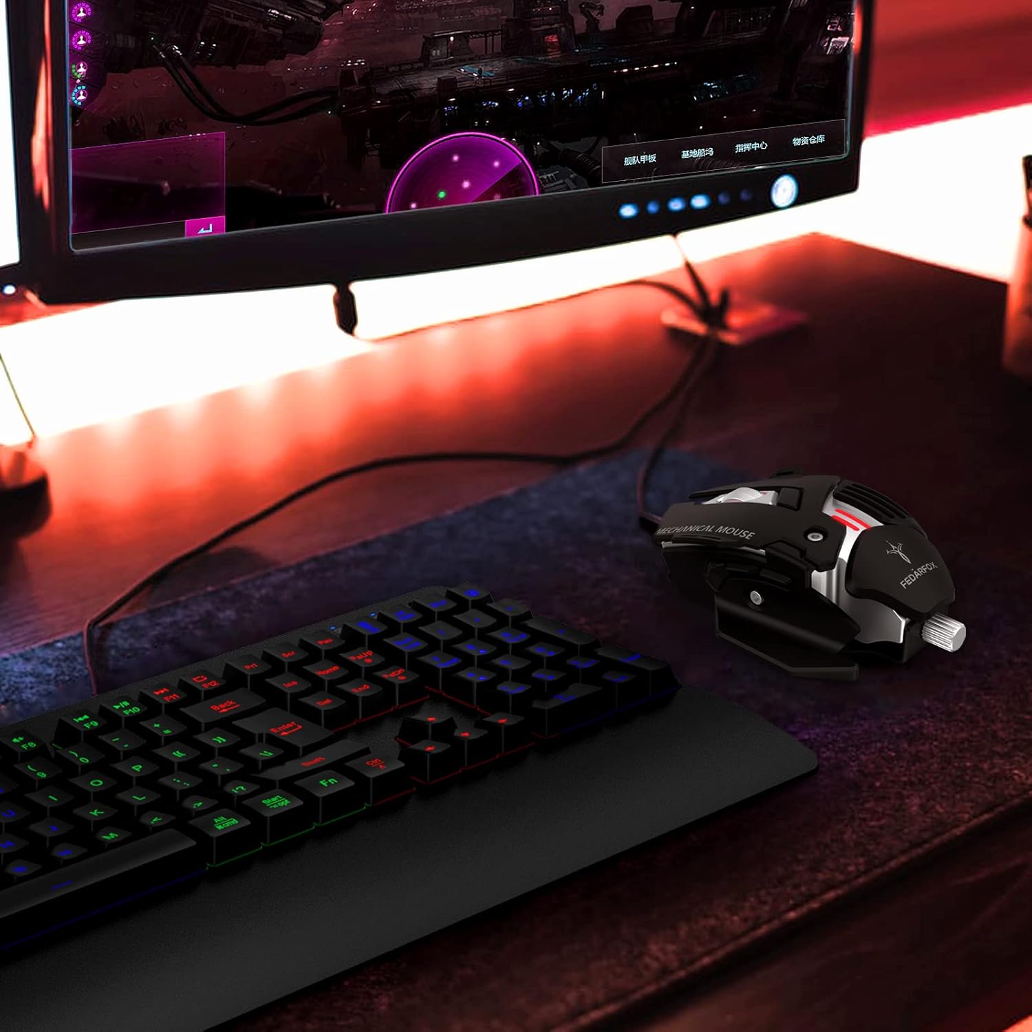 Wired Mouse Ergonomic Backlit Gaming Mouse Rainbow Mice Programmable Wired Computer Mouse for PC Windows PC Gamer PS4 Xbox one