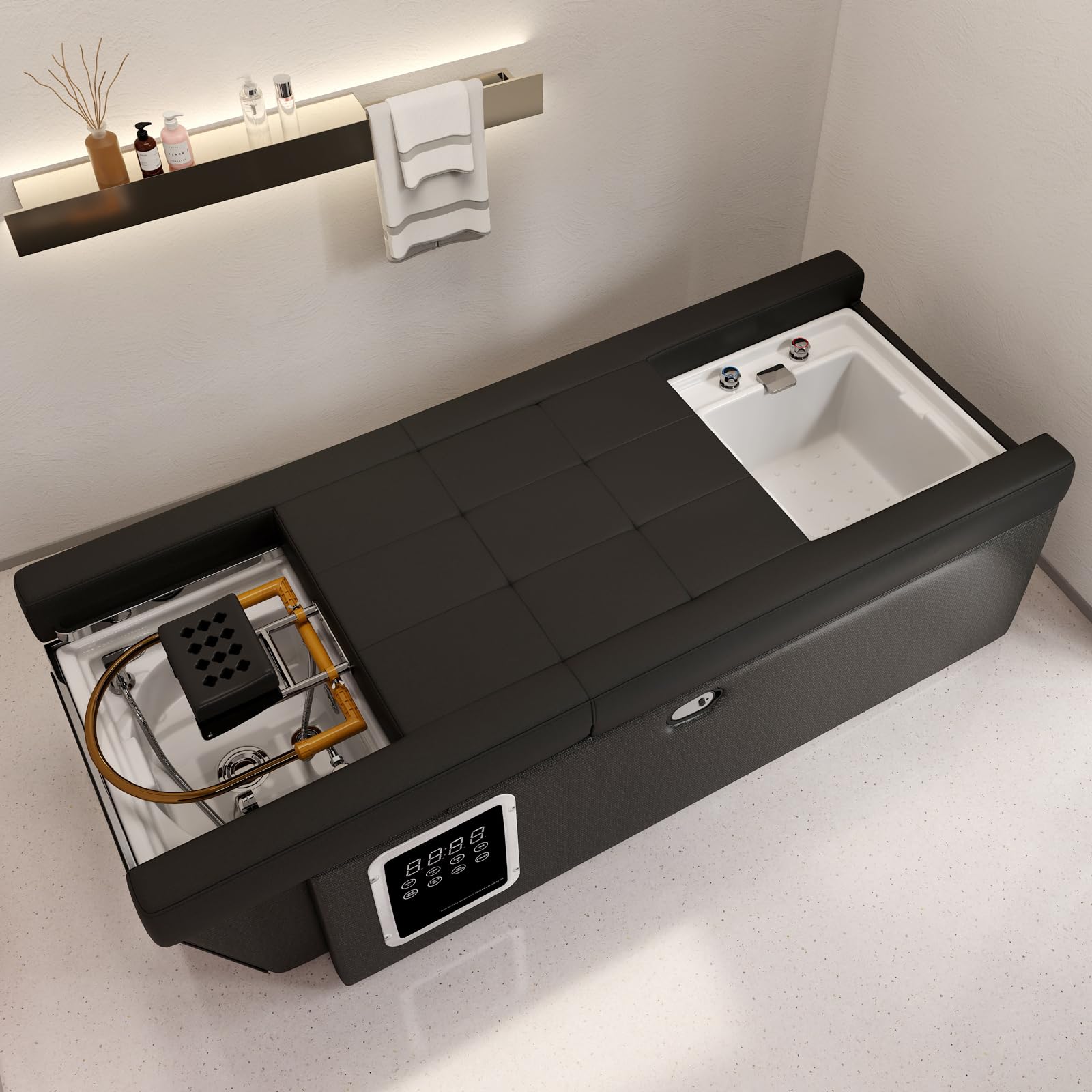 Artist hand Shampoo Bowl, Massage Bed, Head Spa Equipment, Foot Bath, Spa Beauty Salons, Backwash Unit Beauty Bed