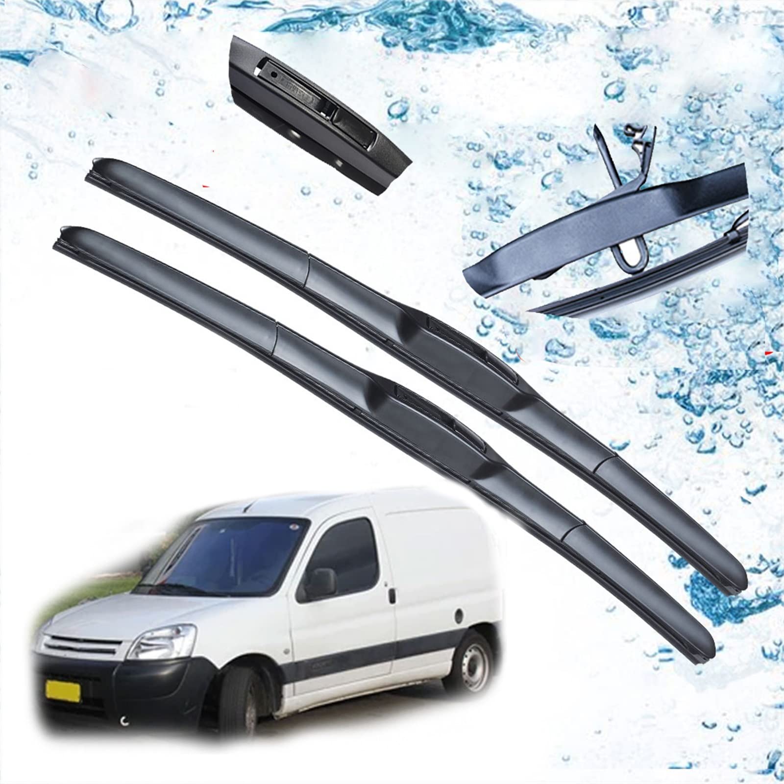 Balais d'essuie-glace Citroen Berlingo MK1 durables pour une visibilité nette