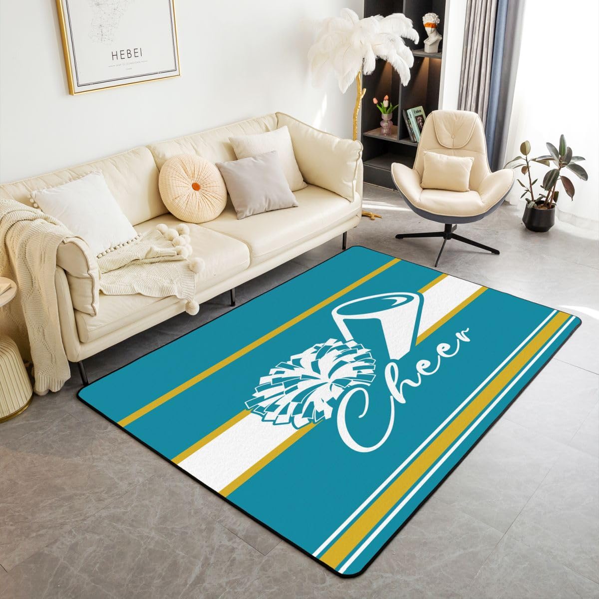Tapis antidérapant 100x150cm pour éviter les glissades dans une chambre d'enfant