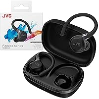 JVC HA-EC75T-B True Wireless Sport Earbuds con ganci regolabili