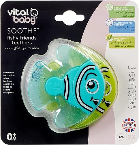 Vital Baby Soothe Fishy Friends Teethers 2-Piece Set