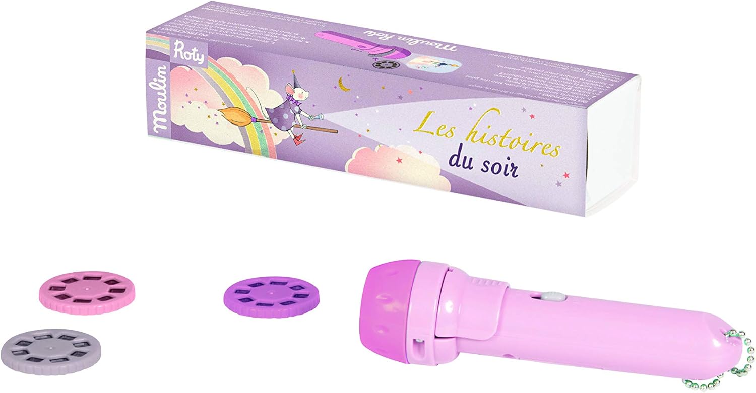 Moulin Roty Kids Story Flashlight / Storybook Torch ''il Etait Une Fois 2 More Adventures