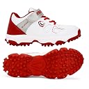 PRO KVH Men's Cricket Spikes Shoes | Extended Plus Series with Maximum Energy Return, Upgraded for New Generation of Cricket | Rubber Toe for Stability and Support (Red, UK Footwear Size System, Adult, Men, Numeric, Medium, 9) gallery image