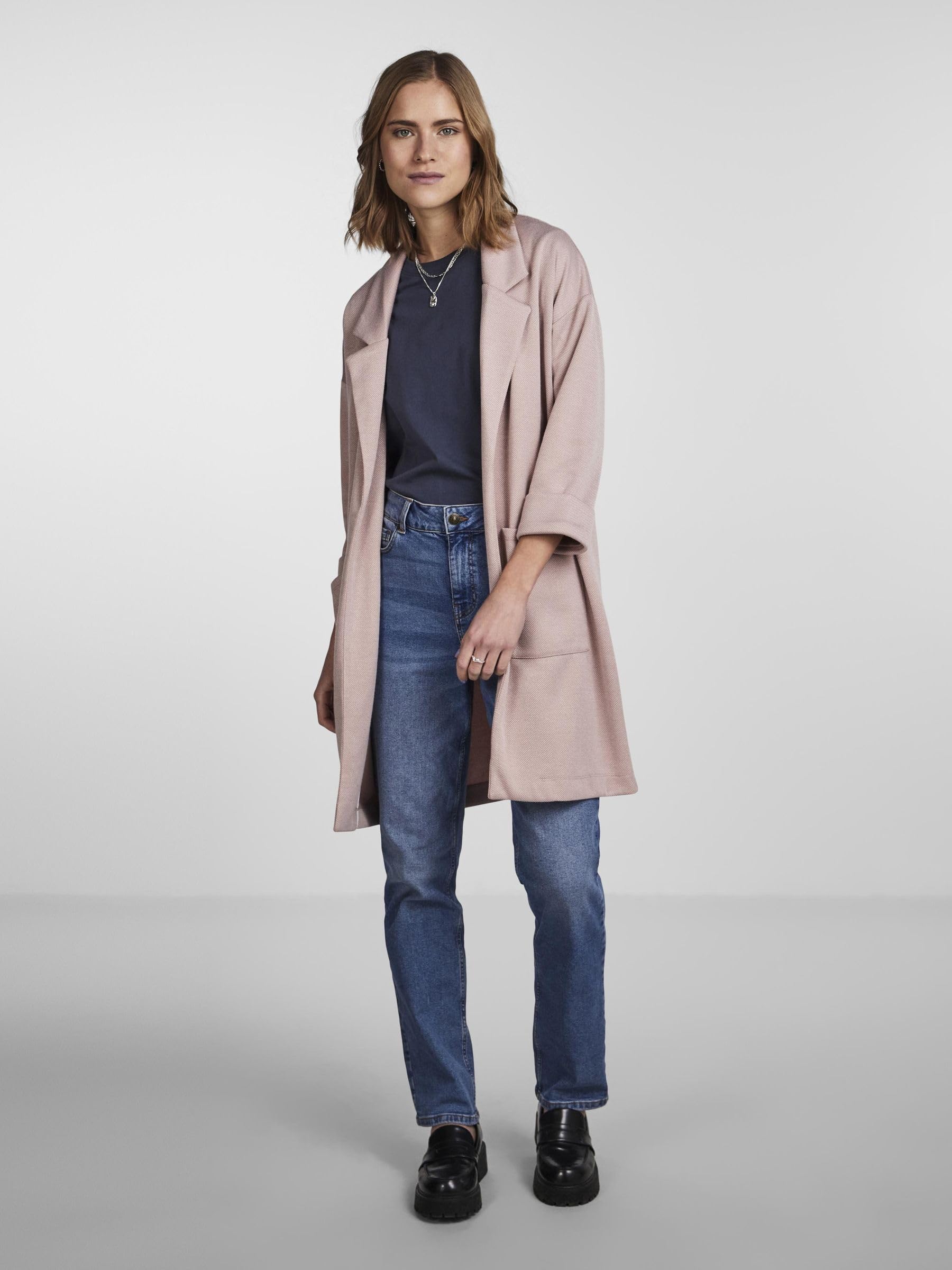 PIECES Damen Pcdorita 3/4 Coatigan Noos Mantel