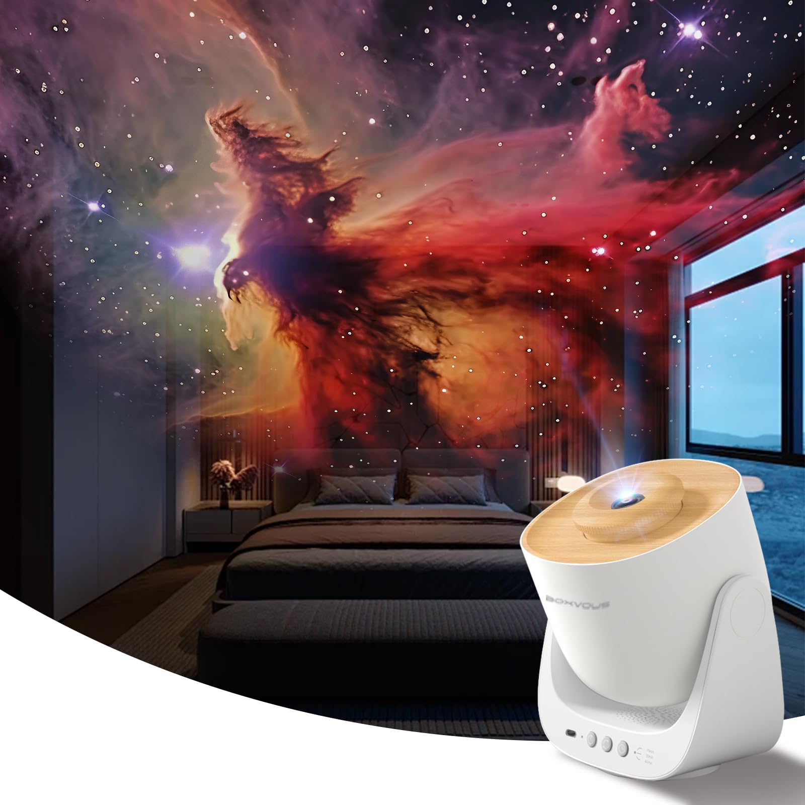 Amazon.co.jp: BOXVOUS Galaxy Starプロジェクター 寝室用 ホーム