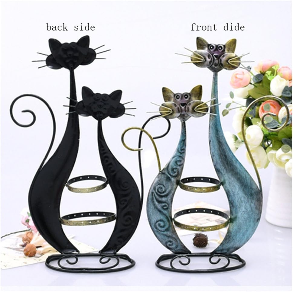 Cat Jewelry Organizer Earring Holder Necklace Bracelet Display Stand for Women Girl