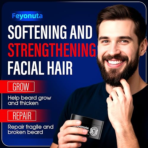 Miniatura 3 de Cosmetics Para Barba - BáLsamo Para Crecimiento De Barba Ultra Potente - Estimulante De Barba, Bálsamo De Crecimiento De Barba Hidrata Y