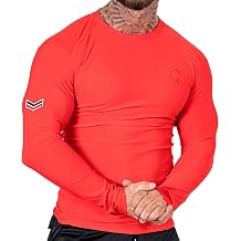 Valour Strike Mens Rashguard Compression Top | Long Sleeve Rash Guard Base Layer Suitable for MMA, Kickboxing, BJJ, Martial Arts