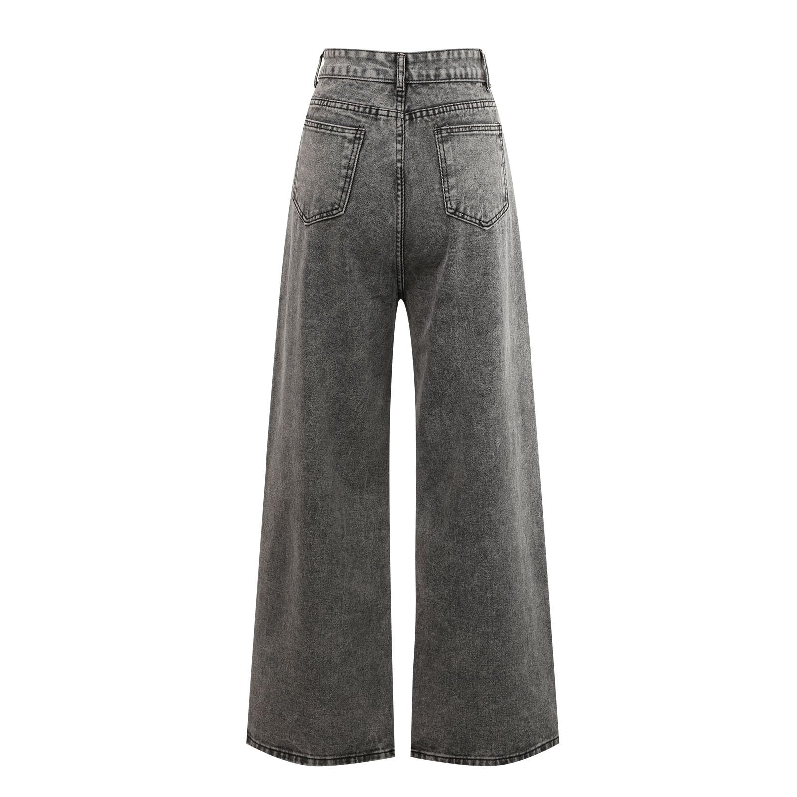Vaqueros Anchos Mujer Ropa Pantalones Invierno Pantalón Casual Baggy Vaquero Tejanos Ligero Tallas Grandes Primavera Rectos Elasticos Jeans