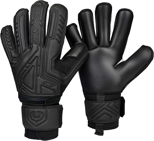 Guantes de portero Renegade GK Fury con protección antimicrobiana tallas 7-11 7 estilos nivel 4 Protectores de dedos Pro-Tek y Giga Grip giga agarre