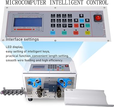 wire cutting machine Computer stripping machine Automatic Wire Stripping Machine for 32-10AWG Copper Wires, Electronic wire cutting machine Computer stripping machine