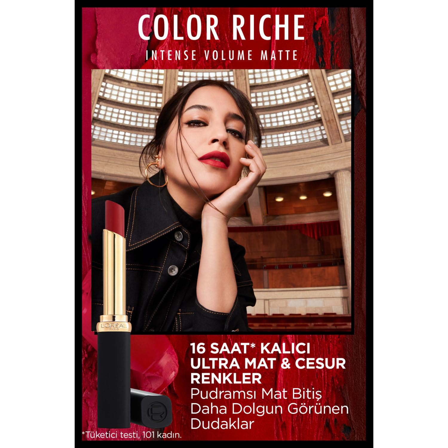 L'Oreal Paris Color Riche Intense Volume Matte Ruj - 346 Rouge Determination