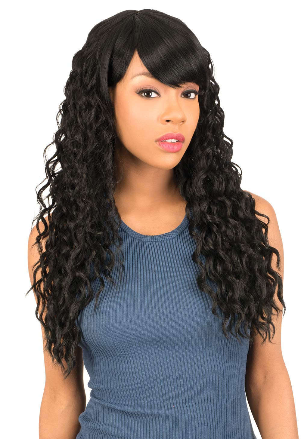 New Born Free Synthetic Full Wig - CUTIE WIG COLLECTION LONG WAVY CT164 (DYX/BROWN)
