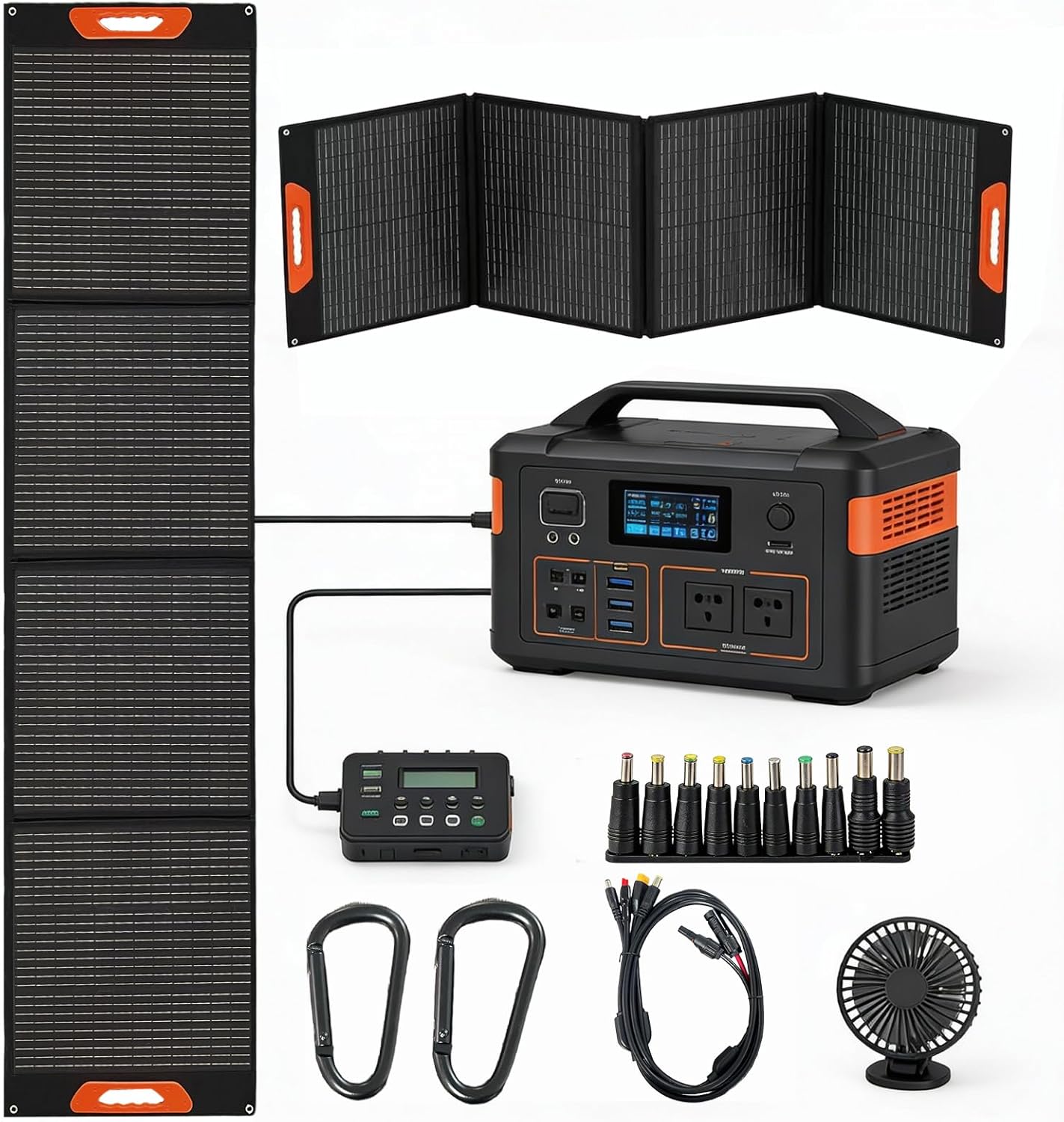 200W Transportable Photo voltaic Panel, Monocrystalline ETFE Photo voltaic Charger with 23.5% Excessive Conversion Effectivity, Foldable Photo voltaic Panel with MC4 Output for Transportable Energy Station, Tenting, RV, Outside Emergency