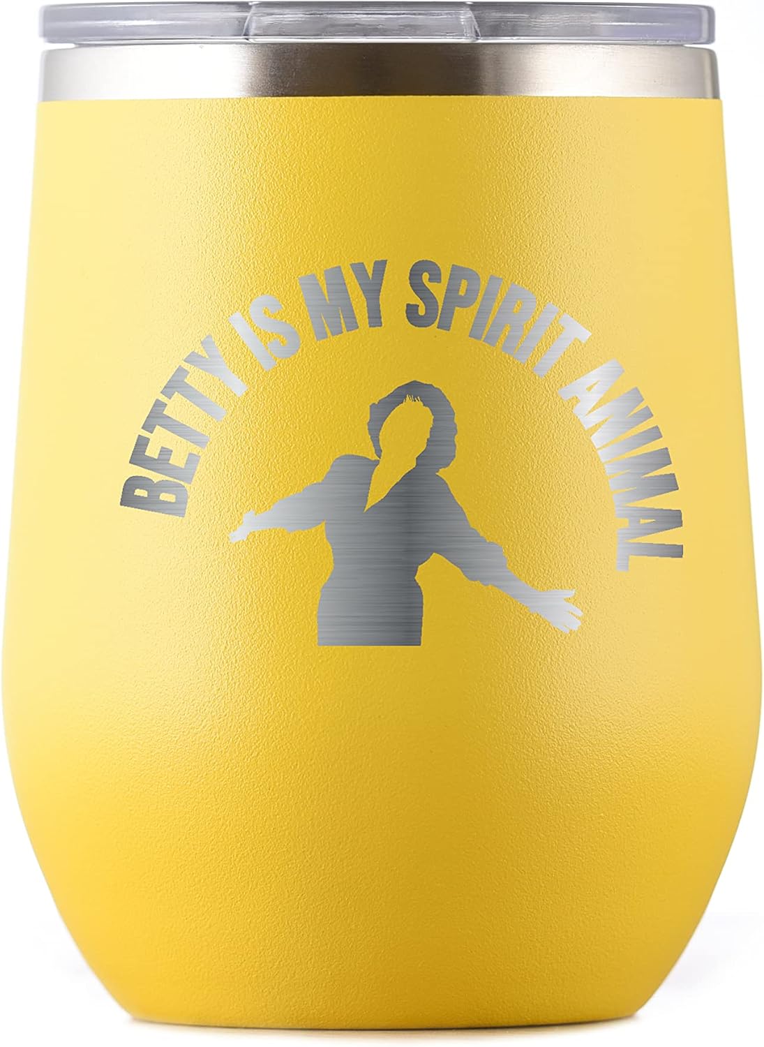 Betty is my spirit animal - Betty White Stemless Travel Tumblers (Single 1)