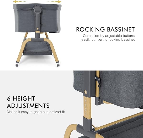 ANGELBLISS 3-in-1 Baby Bassinet 5