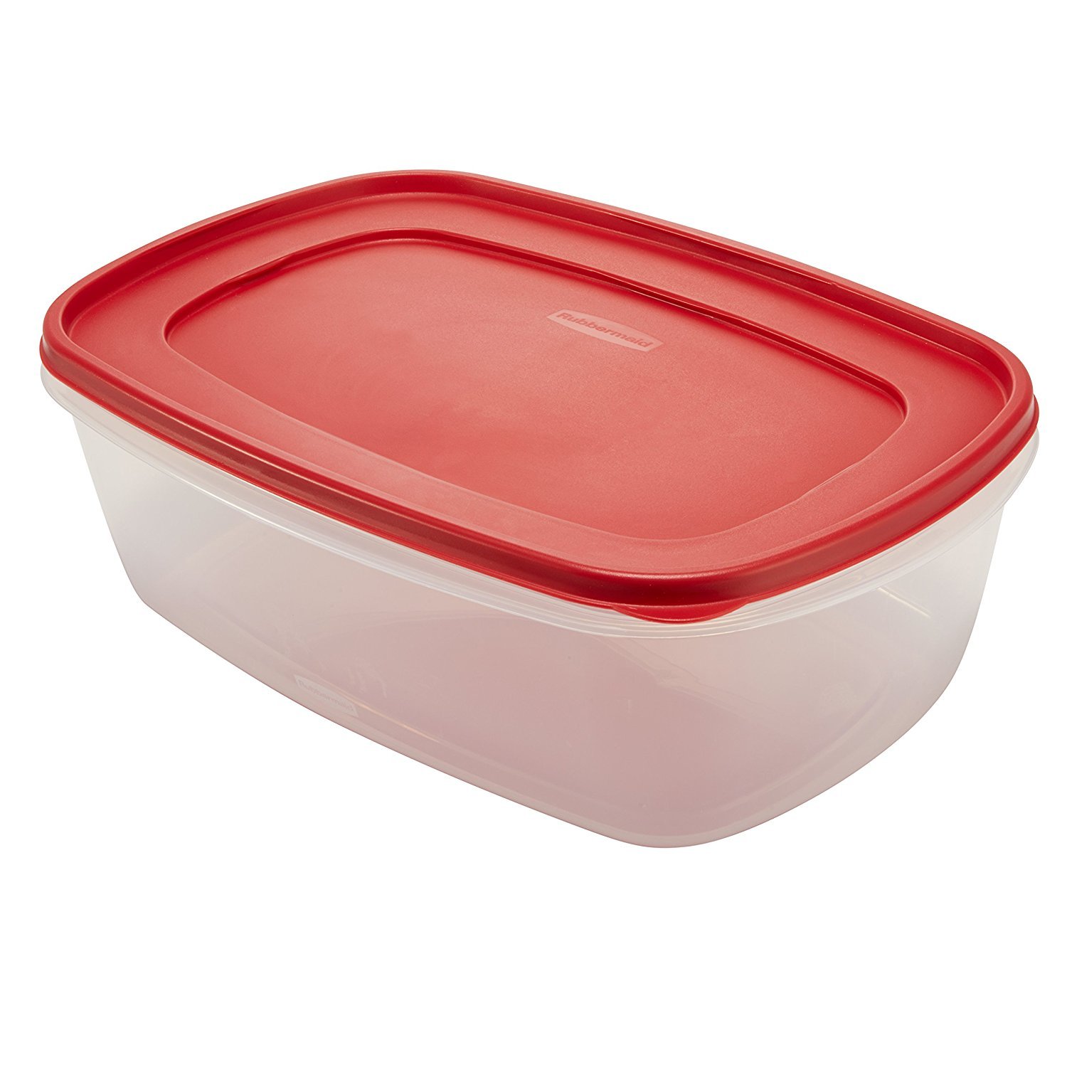 Amazon.com: Rubbermaid 071691405382 food, 2 pack, clear with red 